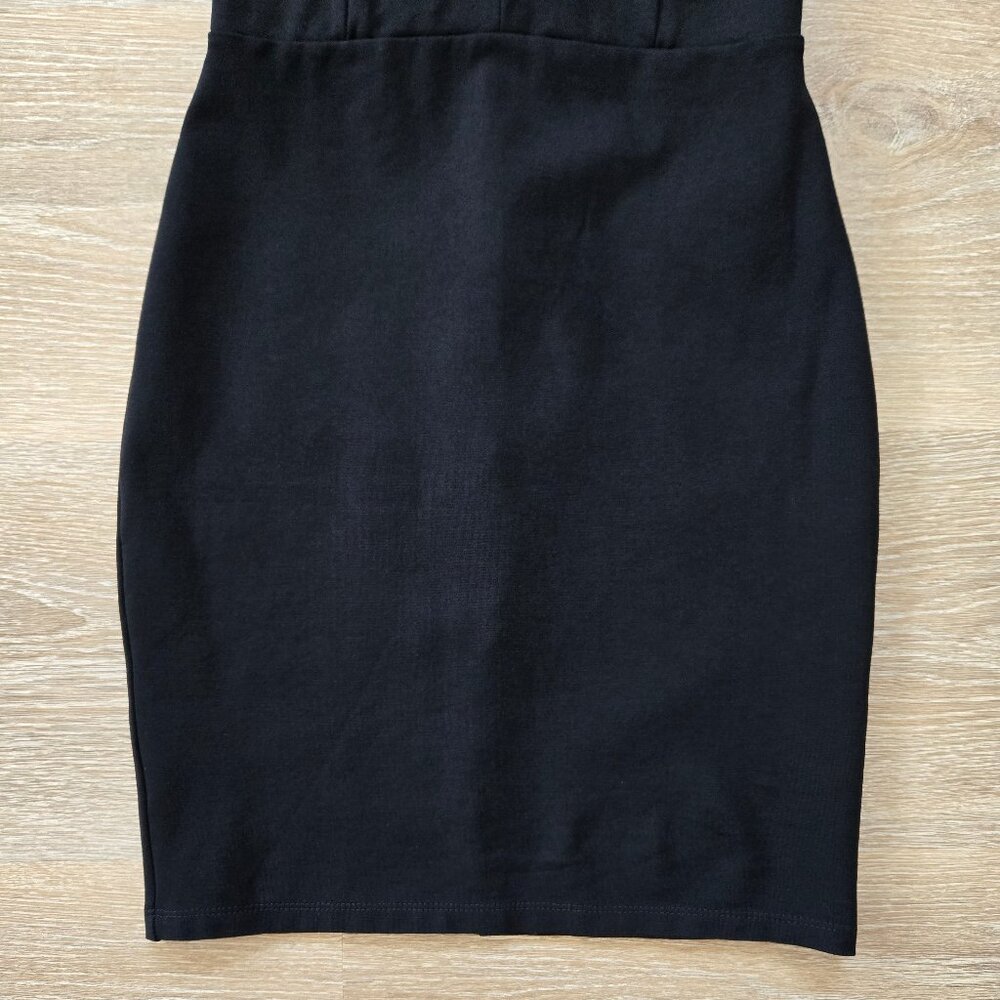 Lulus Perfect Little Black Bodycon Dress Size Small, V-Neck, Fitted Mini - Picture 6 of 17